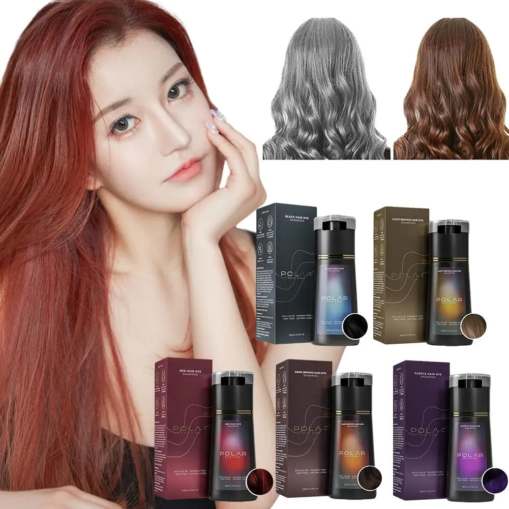 Hair Care Natural Ingredients - Sampo Pewarna Rambut dengan Efek Pencucian,
