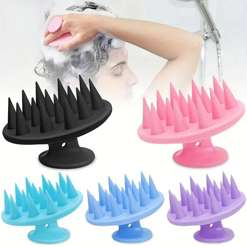 Hair Care Products - 1 buah Sikat Pijat Kepala Silikon