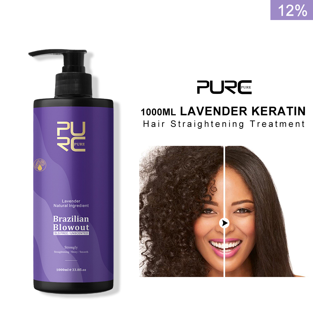 Hair Care Korean Products - PURC Lavender perawatan Keratin rambut 12%