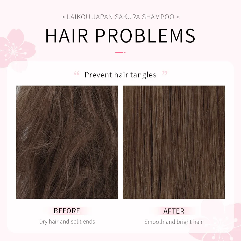 LAIKOU Jepang Sakura Sampo Per - Hair Care Korean Products ulasan dan harga