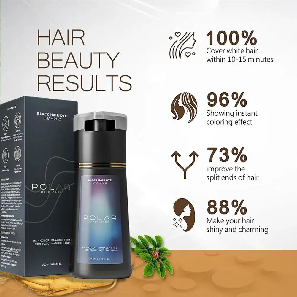 Sampo Pewarna Rambut 200ml, Sa - Hair Care Natural Ingredients ulasan dan harga
