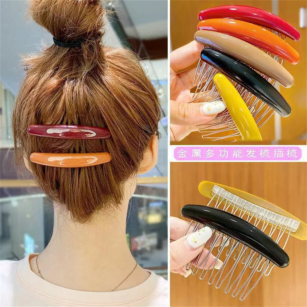 Klip sisir pisang wanita warna - Hair Care Korean Products ulasan dan harga