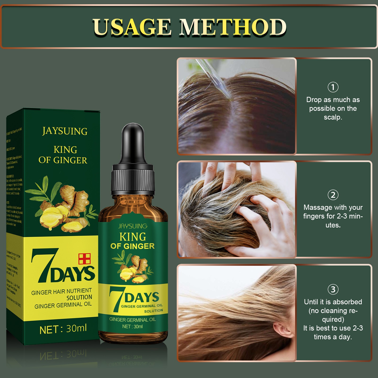 Minyak jahe perawatan rambut,  - Hair Care Korean Products ulasan dan harga