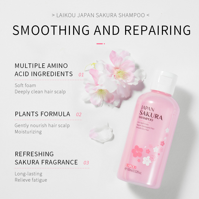 LAIKOU Jepang Sakura Sampo Per - Hair Care Korean Products ulasan dan harga