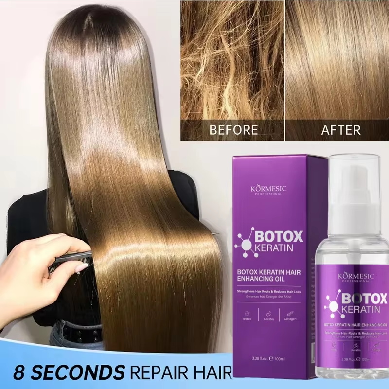 Minyak Penambah Rambut Keratin - Hair Care Korean Products ulasan dan harga